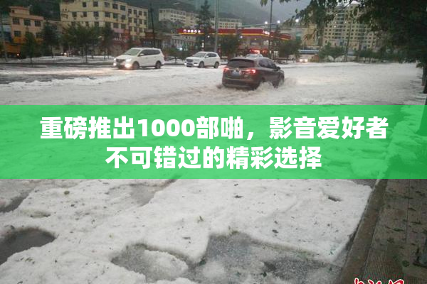 重磅推出1000部啪，影音爱好者不可错过的精彩选择