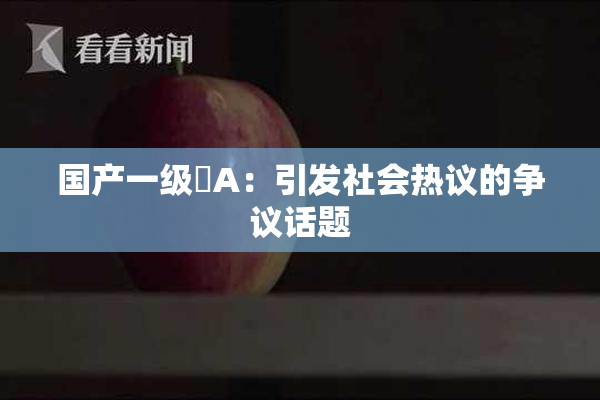国产一级婬A：引发社会热议的争议话题
