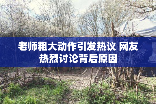老师粗大动作引发热议 网友热烈讨论背后原因