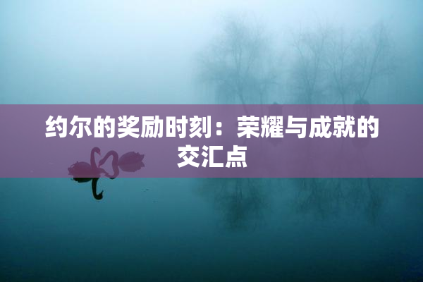 约尔的奖励时刻：荣耀与成就的交汇点