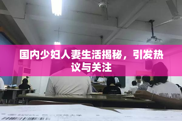 国内少妇人妻生活揭秘，引发热议与关注