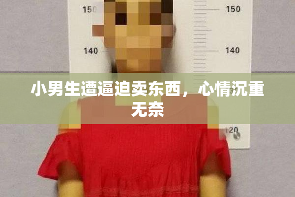 小男生遭逼迫卖东西，心情沉重无奈