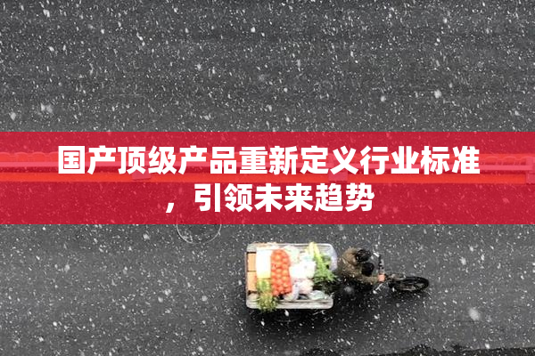 国产顶级产品重新定义行业标准，引领未来趋势