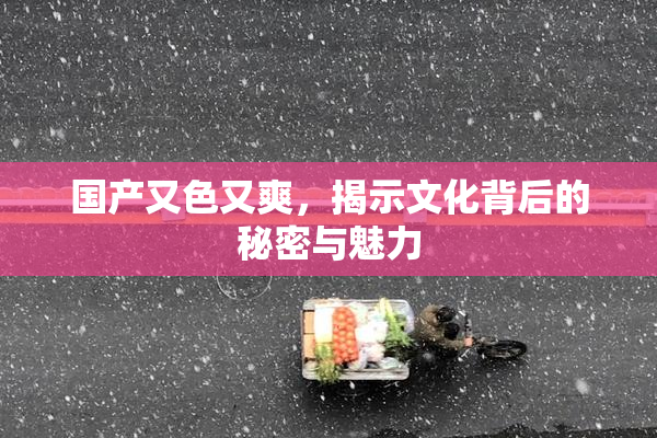 国产又色又爽，揭示文化背后的秘密与魅力