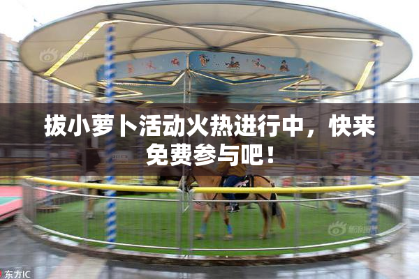 拔小萝卜活动火热进行中，快来免费参与吧！