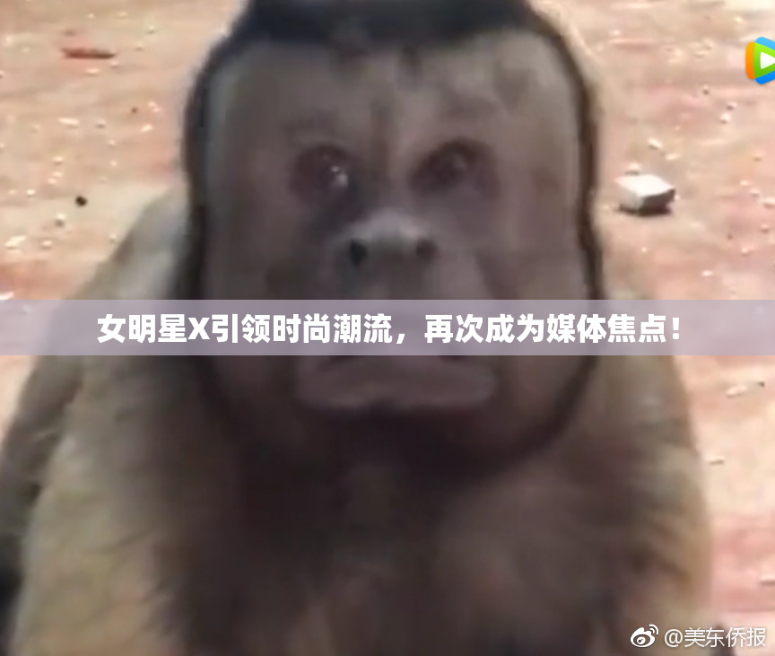 女明星X引领时尚潮流，再次成为媒体焦点！