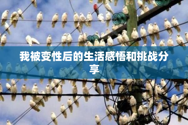 我被变性后的生活感悟和挑战分享