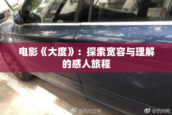电影《大度》：探索宽容与理解的感人旅程