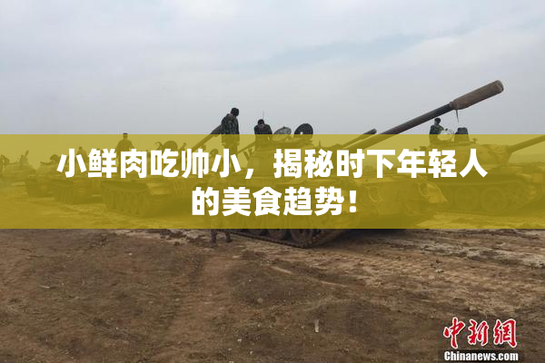 小鲜肉吃帅小，揭秘时下年轻人的美食趋势！