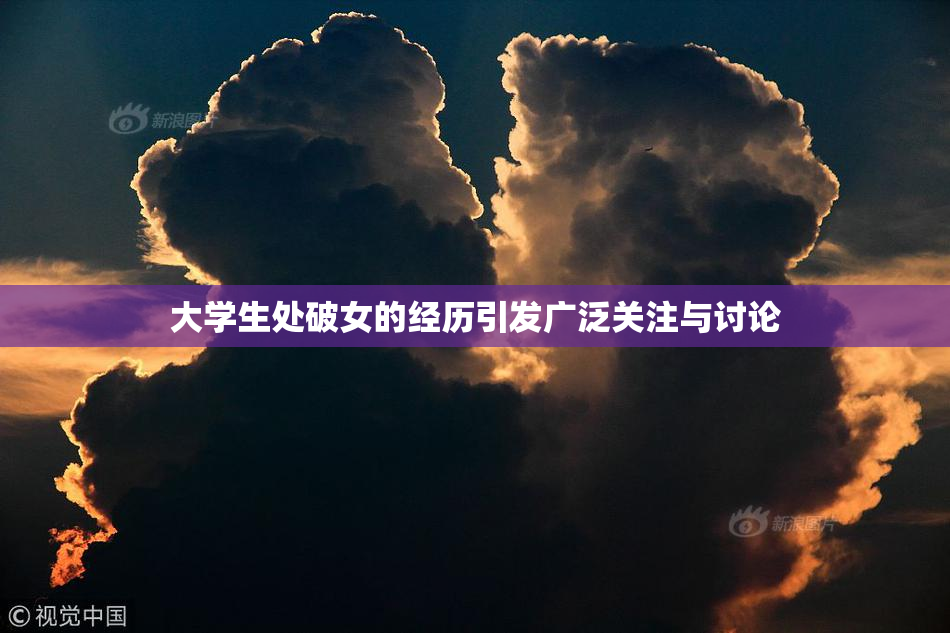 大学生处破女的经历引发广泛关注与讨论