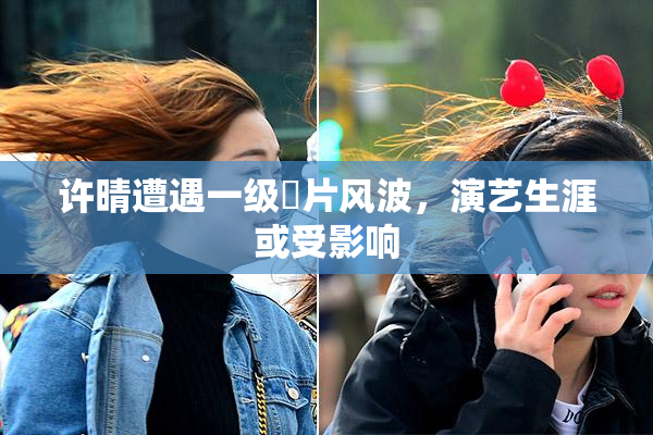 许晴遭遇一级婬片风波，演艺生涯或受影响