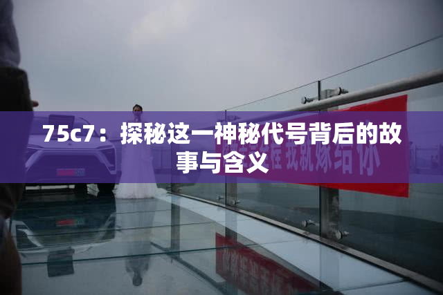 75c7：探秘这一神秘代号背后的故事与含义