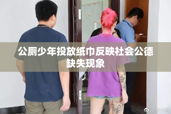 公厕少年投放纸巾反映社会公德缺失现象