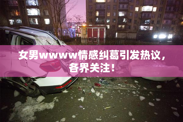 女男wwww情感纠葛引发热议，各界关注！