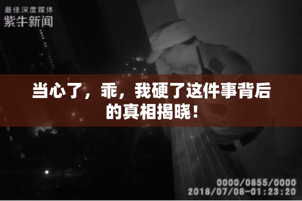 当心了，乖，我硬了这件事背后的真相揭晓！