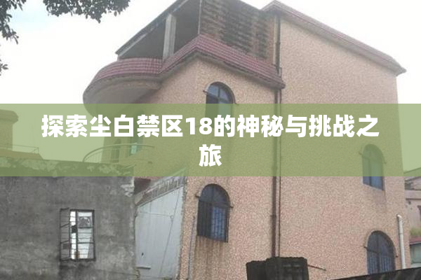 探索尘白禁区18的神秘与挑战之旅