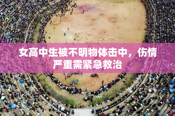 女高中生被不明物体击中，伤情严重需紧急救治