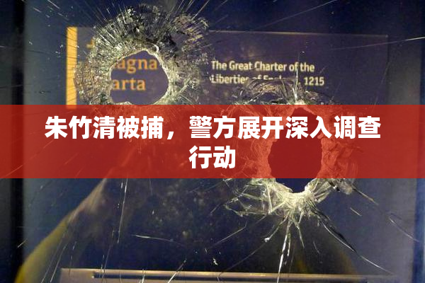 朱竹清被捕，警方展开深入调查行动