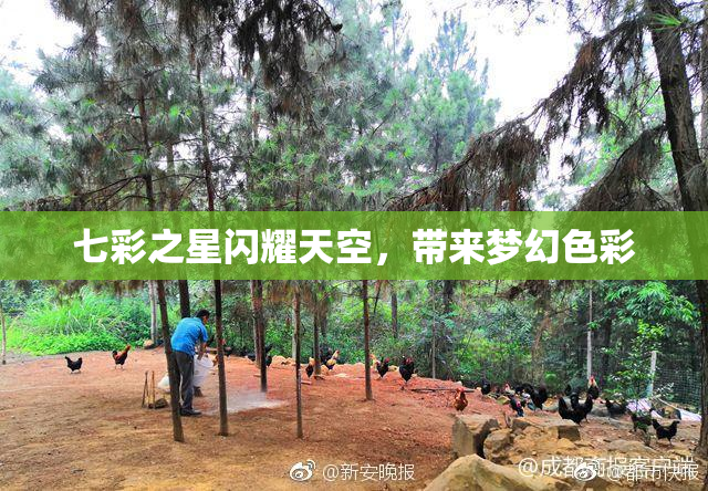 七彩之星闪耀天空，带来梦幻色彩
