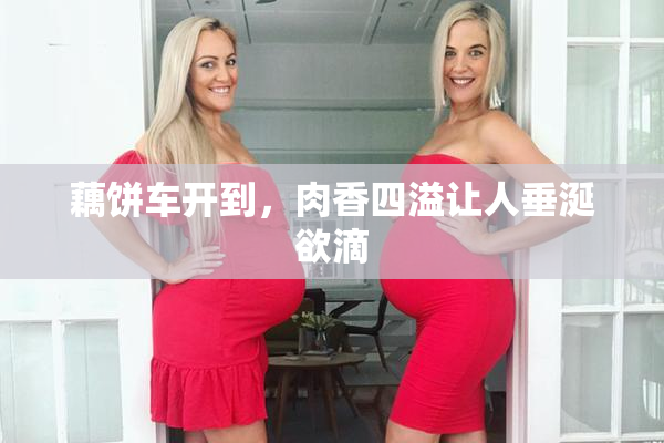 藕饼车开到，肉香四溢让人垂涎欲滴