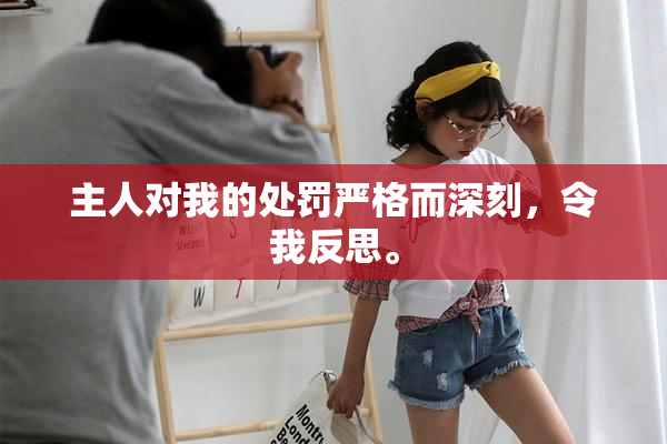 主人对我的处罚严格而深刻，令我反思。
