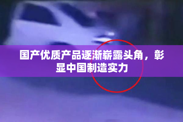 国产优质产品逐渐崭露头角，彰显中国制造实力