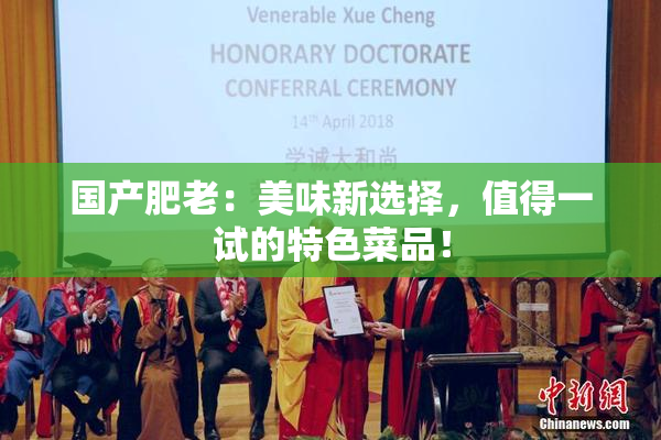 国产肥老：美味新选择，值得一试的特色菜品！