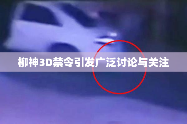 柳神3D禁令引发广泛讨论与关注