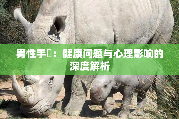 男性手婬：健康问题与心理影响的深度解析
