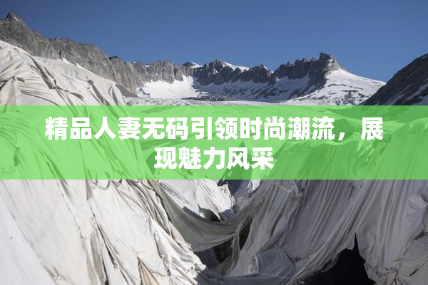 精品人妻无码引领时尚潮流，展现魅力风采