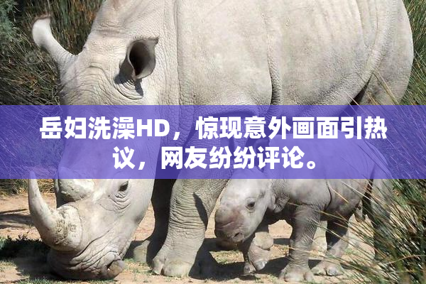 岳妇洗澡HD，惊现意外画面引热议，网友纷纷评论。