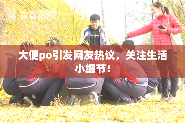大便po引发网友热议，关注生活小细节！