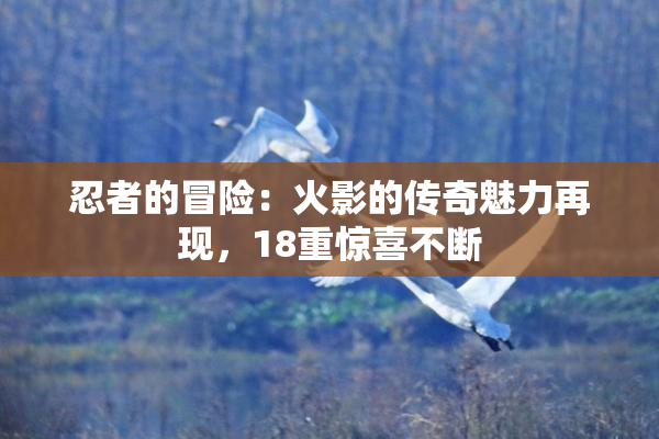 忍者的冒险：火影的传奇魅力再现，18重惊喜不断