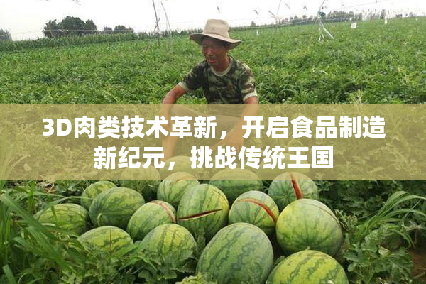 3D肉类技术革新，开启食品制造新纪元，挑战传统王国