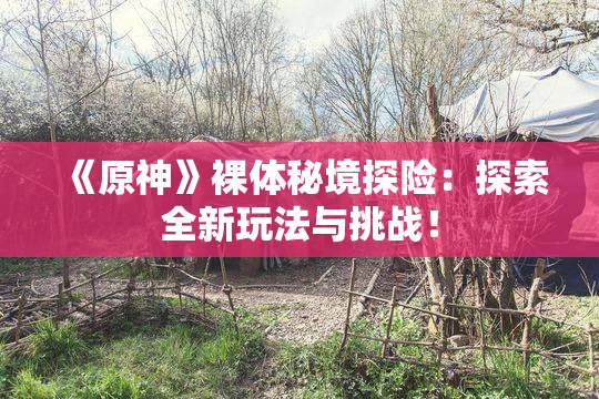 《原神》裸体秘境探险：探索全新玩法与挑战！