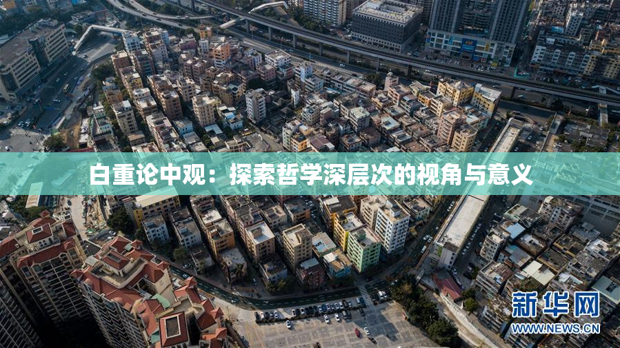 白重论中观：探索哲学深层次的视角与意义