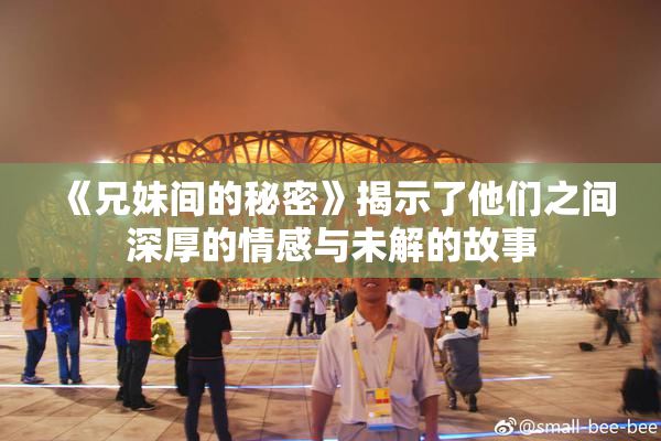 《兄妹间的秘密》揭示了他们之间深厚的情感与未解的故事