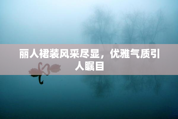丽人裙装风采尽显，优雅气质引人瞩目