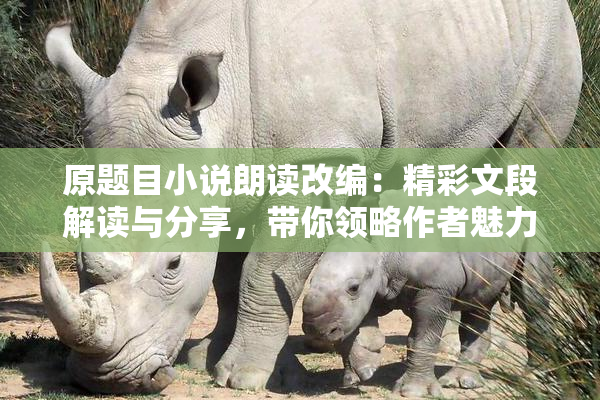 原题目小说朗读改编：精彩文段解读与分享，带你领略作者魅力
