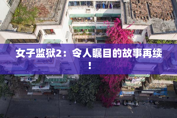女子监狱2：令人瞩目的故事再续！