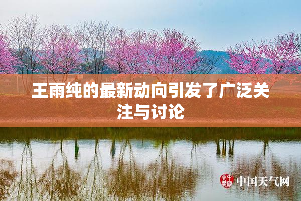 王雨纯的最新动向引发了广泛关注与讨论