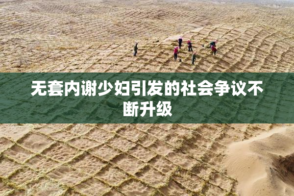 无套内谢少妇引发的社会争议不断升级