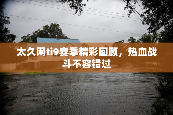 太久网ti9赛季精彩回顾，热血战斗不容错过