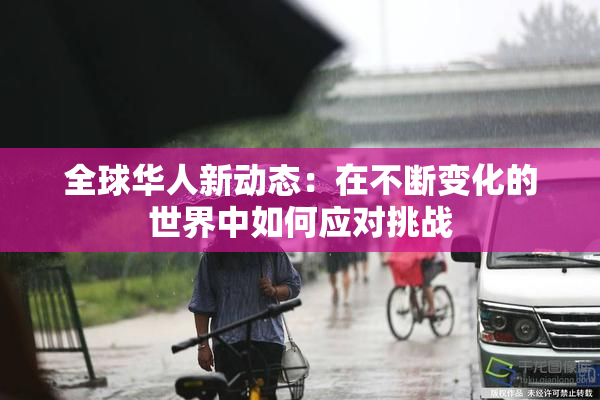 全球华人新动态：在不断变化的世界中如何应对挑战