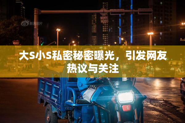 大S小S私密秘密曝光，引发网友热议与关注