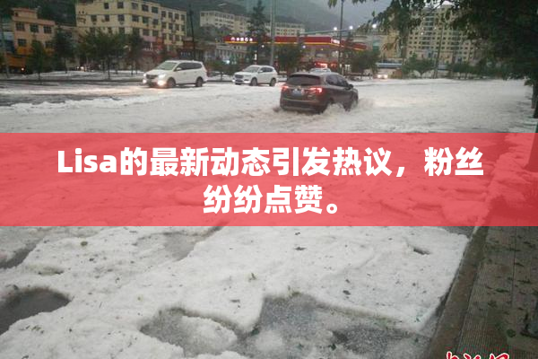 Lisa的最新动态引发热议，粉丝纷纷点赞。