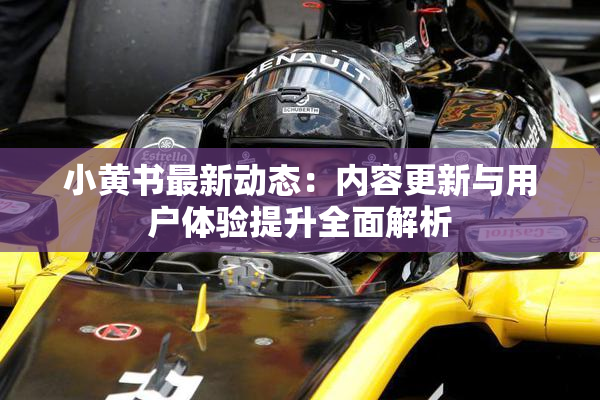 小黄书最新动态：内容更新与用户体验提升全面解析