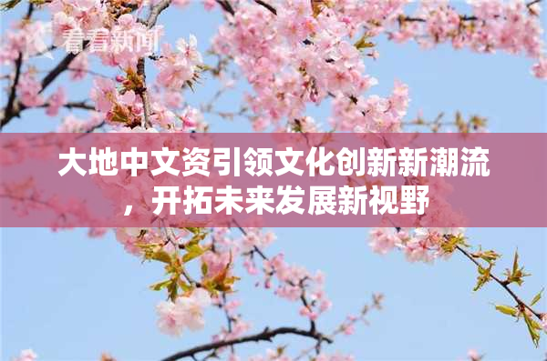 大地中文资引领文化创新新潮流，开拓未来发展新视野