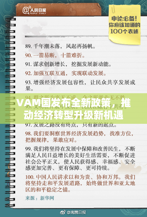 VAM国发布全新政策，推动经济转型升级新机遇