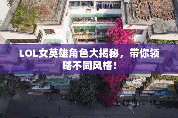 LOL女英雄角色大揭秘，带你领略不同风格！